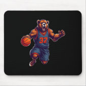 Basketballbär 1 mousepad (Vorne)