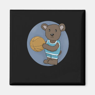 Basketballbär Magnet