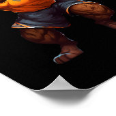 Basketballbär Poster (Ecke)