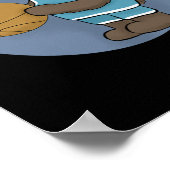 Basketballbär Poster (Ecke)