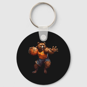Basketballbär Schlüsselanhänger