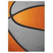 Basketballbasketballname: orange graue Mannschafts Klemmbrett (Rückseite)