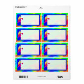 Basketballbeleuchtung - Etikett (Vorne)