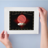 Basketballbescheinigung Flyer (Hand)