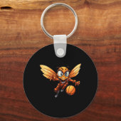 Basketballbiene Schlüsselanhänger (Vorderseite)