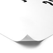 Basketballbrille und -räude poster (Ecke)