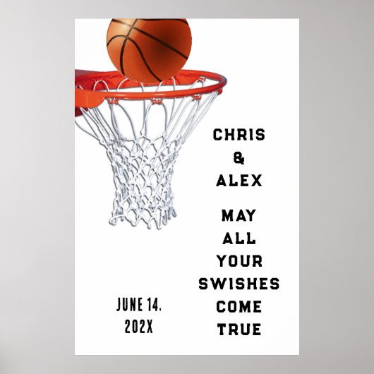 Basketballbrille und -räude poster (Vorne)