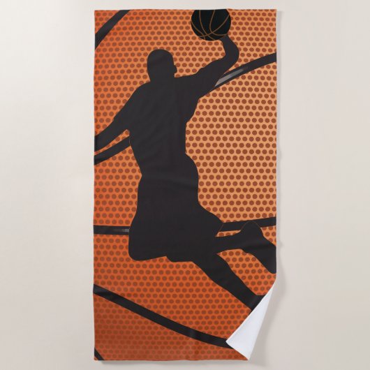 Basketballdach Strandtuch (Vorderseite)