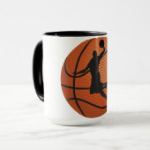 Basketballdach Tasse (Vorderseite Links)