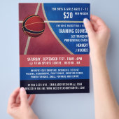 Basketballdesign, Basketballtrainingskurs Flyer (Hand)