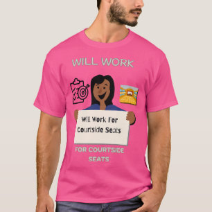 Basketballdesign funktioniert für Courside Sites T-Shirt
