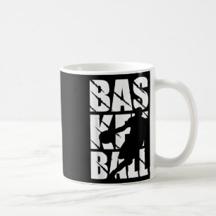 Basketballdesign für Basketballspieler und -korb Kaffeetasse