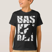 Basketballdesign für Basketballspieler und -korb T-Shirt (Vorderseite)