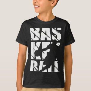 Basketballdesign für Basketballspieler und -korb T-Shirt