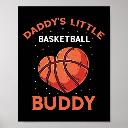 Basketballdesign - Mädchen, die Basketball Lieben Poster (Vorne)