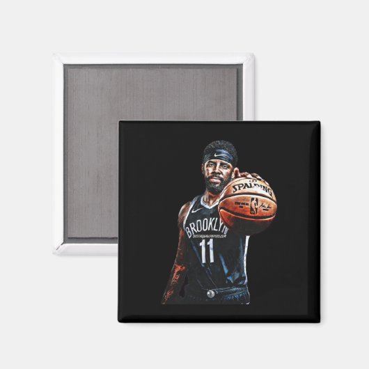 Basketballdesigns Magnet (Vorderseite/Rückseite)