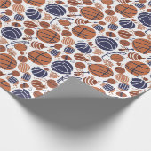 Basketbälle geschenkpapier (Ecke)