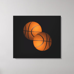 Basketbälle Leinwanddruck