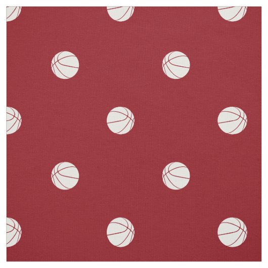 Basketbälle mit Punkten ANY Hintergrund-Drop-Muste Stoff (Muster)