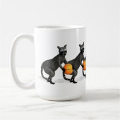 Basketballer Raccoon Kaffeetasse (Links)