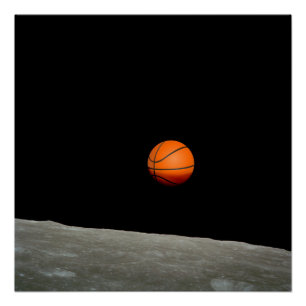 Basketballerde aus dem Universum des Mondes Poster