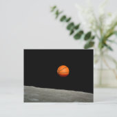 Basketballerde aus dem Universum des Mondes Postkarte (Stehend Vorderseite)