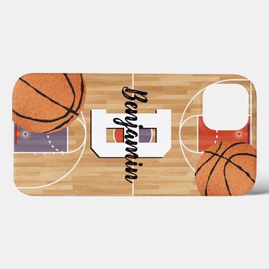 Basketballfächer Case-Mate iPhone Hülle (Rückseite (Horizontal))