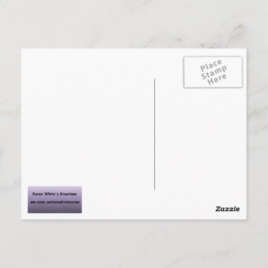 Basketballfächer Postkarte (Rückseite)