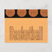 Basketballfächer Postkarte (Vorderseite)
