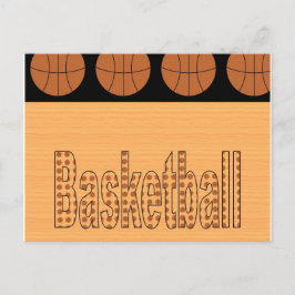 Basketballfächer Postkarte
