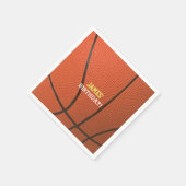 Basketballfeier Personalisiert Serviette (Ecke)