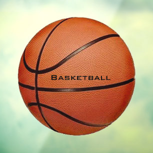 Basketballfensterklammer Fensteraufkleber