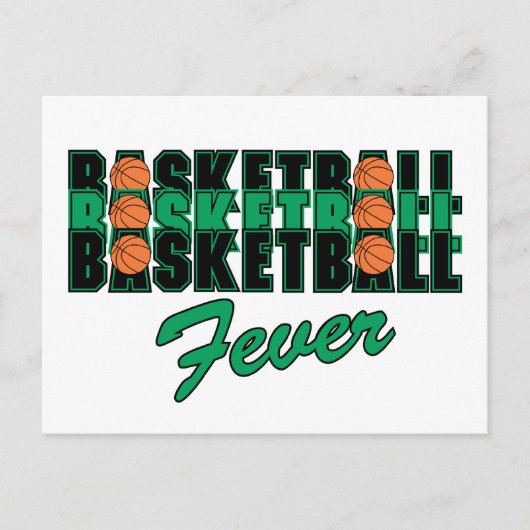 Basketballfieber Postkarte (Vorderseite)