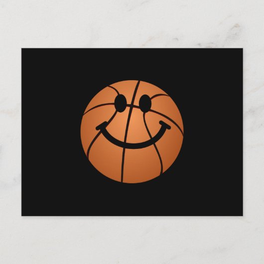 Basketballfläche Postkarte (Vorderseite)