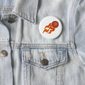 Basketballflammen Button (Beispiel)