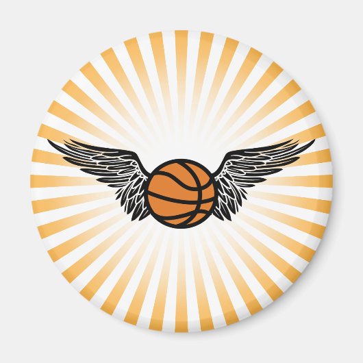 Basketballflügel Magnet (Vorne)