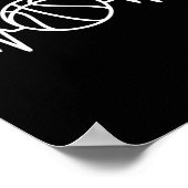 Basketballfrequenz Poster (Ecke)