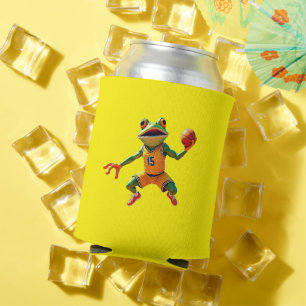 Basketballfrosch Gelbe Dose Dosenkühler