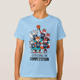 Basketballfüchse überfüttern die Wettkämpfer T-Shirt