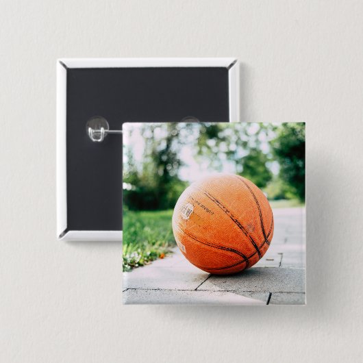 Basketballgeschenk Button (Vorne & Hinten)
