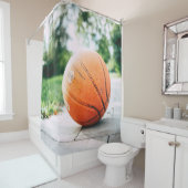 Basketballgeschenk Duschvorhang (Beispiel)