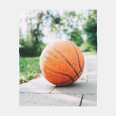 Basketballgeschenk Fleecedecke (Vorderseite)