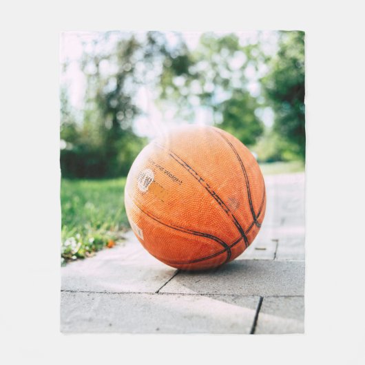 Basketballgeschenk Fleecedecke (Vorderseite)