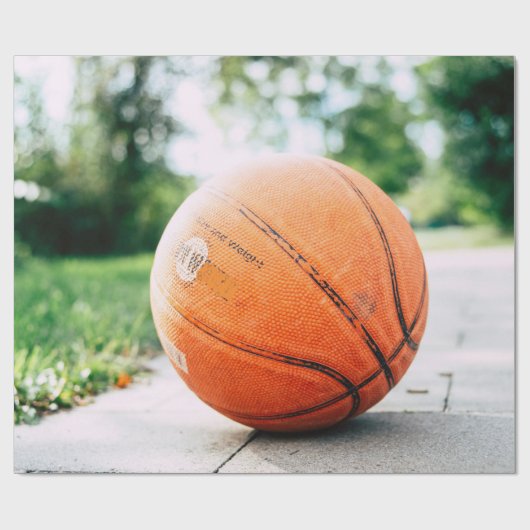 Basketballgeschenk Geschenkpapier (Flach)