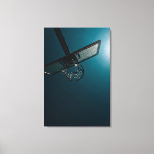Basketballgeschenk Leinwanddruck (Vorderseite)