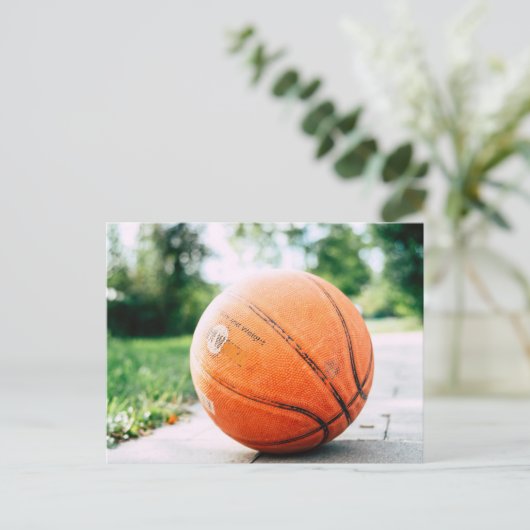 Basketballgeschenk Postkarte (Stehend Vorderseite)