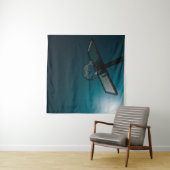 Basketballgeschenk Wandteppich (Beispiel (Horizontal))