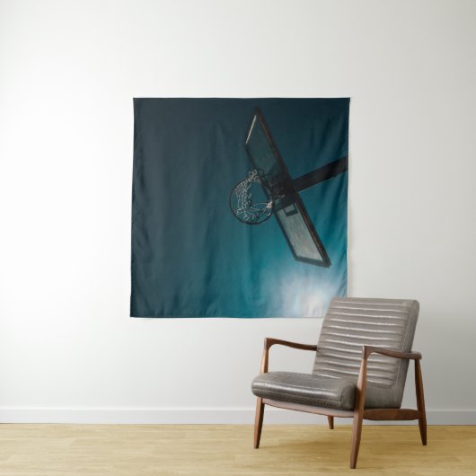 Basketballgeschenk Wandteppich (Beispiel (Horizontal))