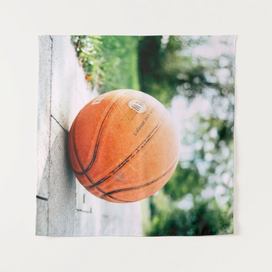 Basketballgeschenk Wandteppich (Vorderseite (Horizontal))