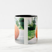 Basketballgeschenk Zweifarbige Tasse (Mittel)